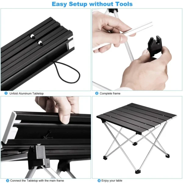 Ultralight Portable Folding Camping Table - Image 5