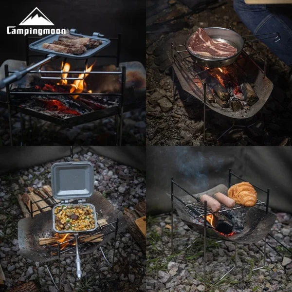 Portable Folding Stainless Steel Grill - Image 3