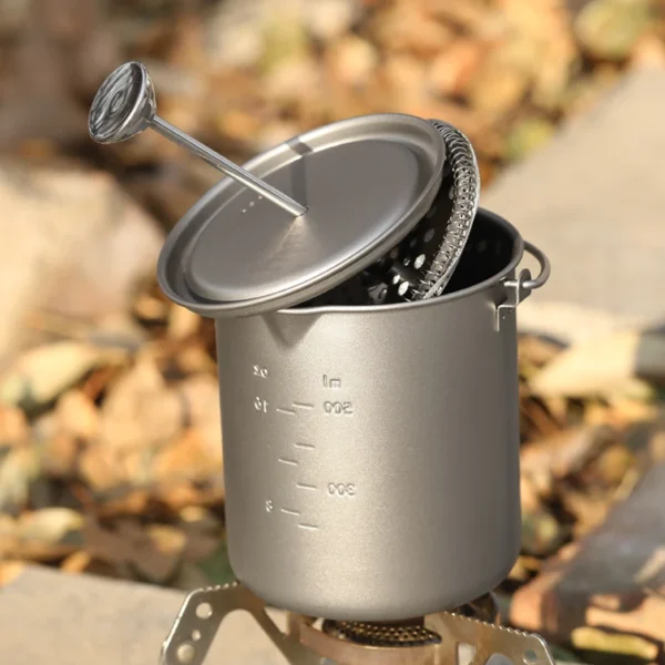 Trailblazer Titanium French Press Pot - Image 4