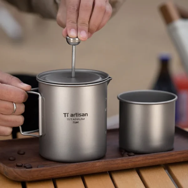 Trailblazer Titanium French Press Pot - Image 2