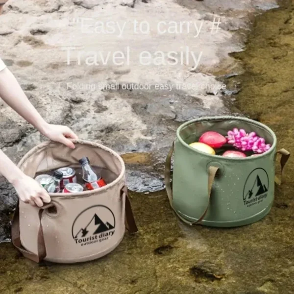 10L/20L Folding Water Bucket - Image 2