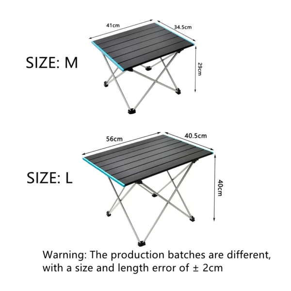 Ultralight Portable Folding Camping Table - Image 2