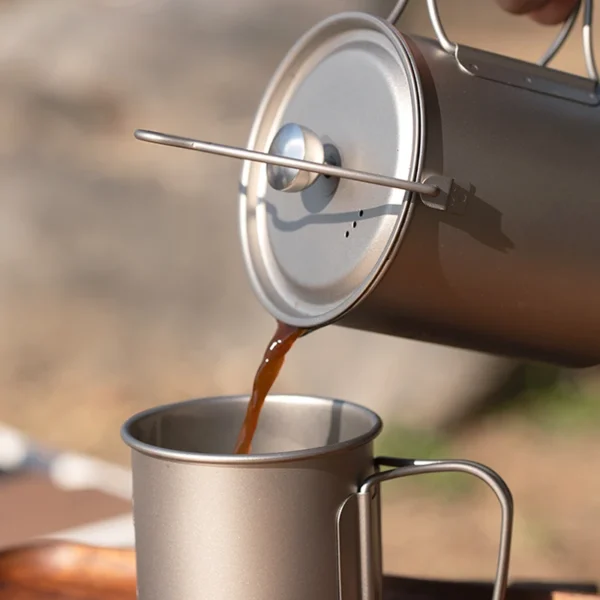 Trailblazer Titanium French Press Pot - Image 3