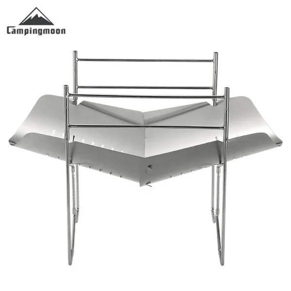 Portable Folding Stainless Steel Grill - Image 2