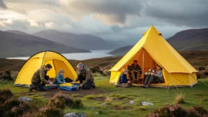 Professional header image for comparison analysis: Pop Up Tents vs. Bell Tent Hire: Which Is Actually Easier...